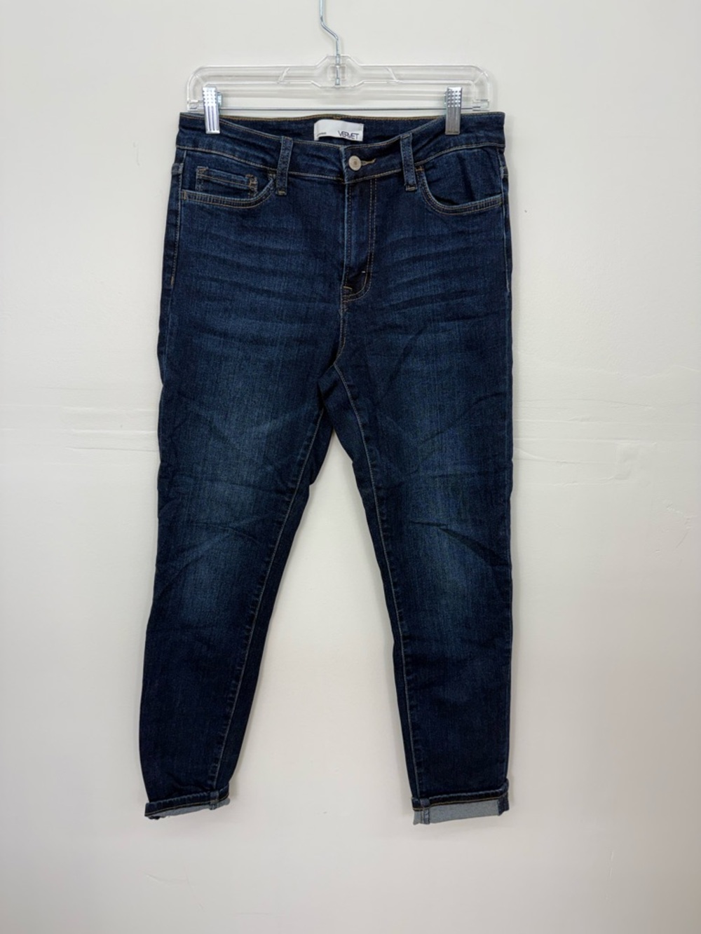 Vervet Women's Dark Wash Skinny Jeans V14